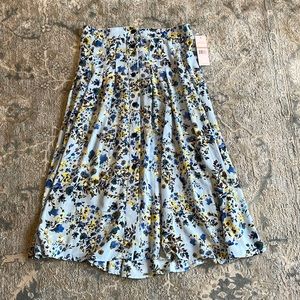 Nanette Lepore Floral Pleated Midi Skirt